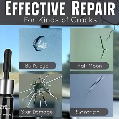 Repair glass cracks in minutes