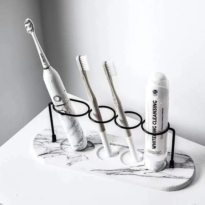 Luxura Bathroom Organizer | Multifunctional Toothbrush & Toothpaste Rack