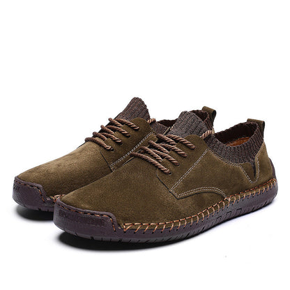 Oliver Comfort Fit Low-Top Moc-Toe Shoes | Lace-Up Solid Moc-Toe Shoes