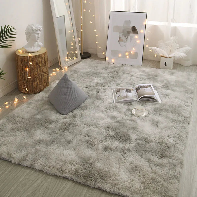 Plush Faux Fur Area Rug for Cozy Modern Interiors
