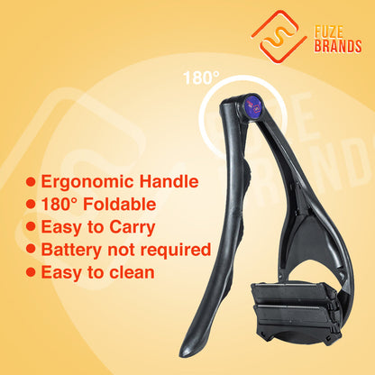 MachoGlide™ Back & Body Shaver | Pain-Free Wet/Dry Grooming with Extra-Long Foldable Handle