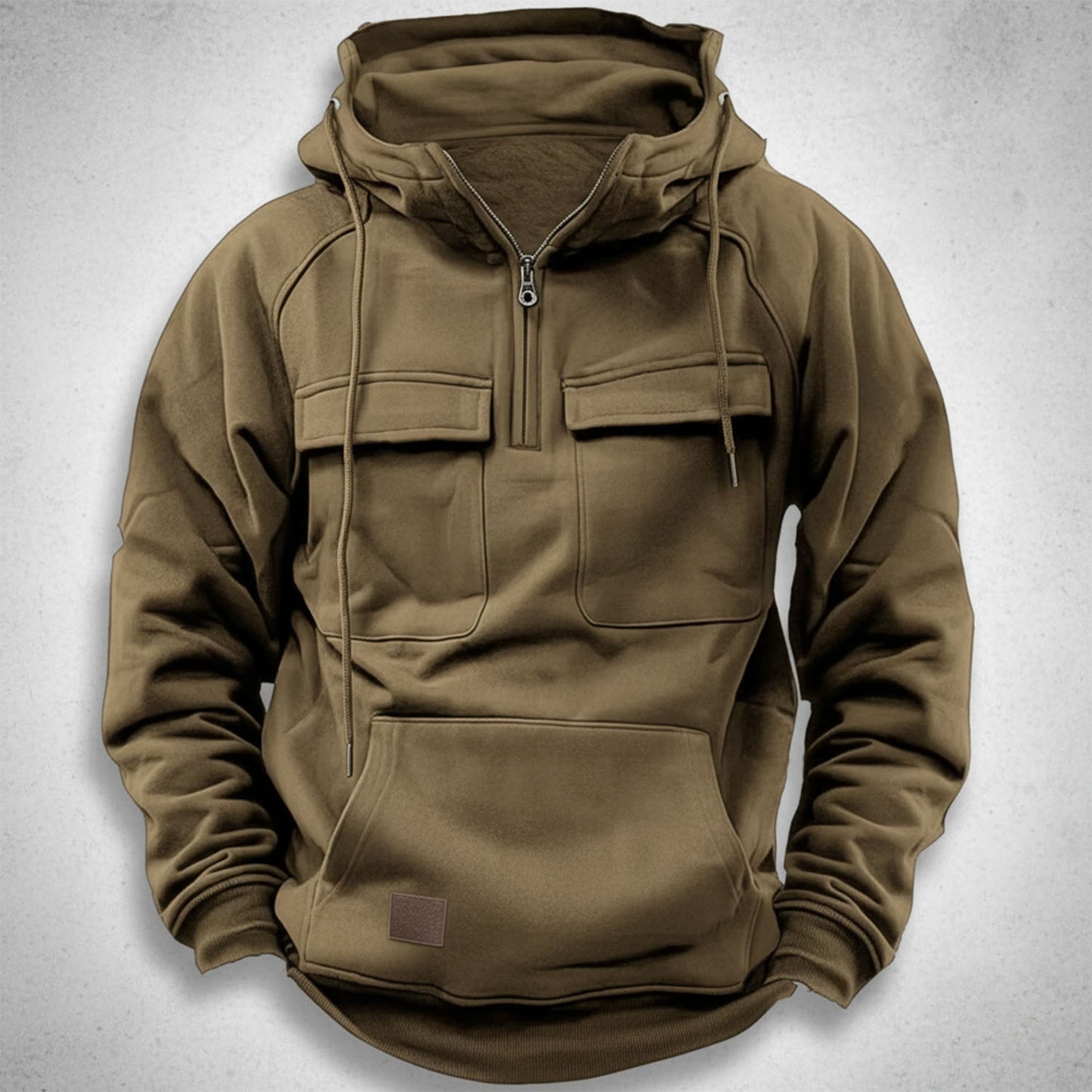 Jack Relaxed Fit Quarter-Zip Hoodie | Hooded Drawstring Hoodie