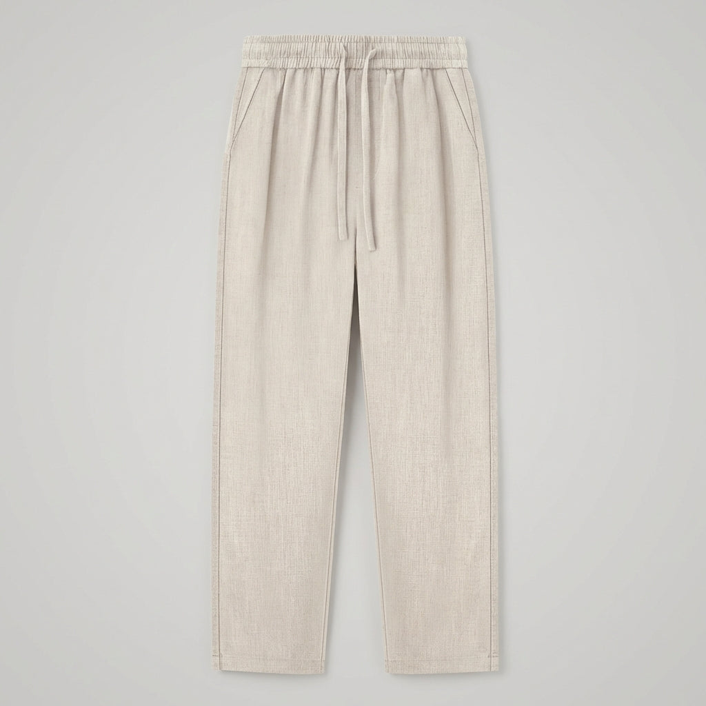 Haru Cropped Linen Pants