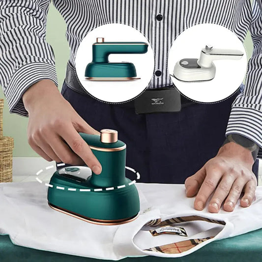 Compact 2-in-1 mini steam iron for effortless ironing