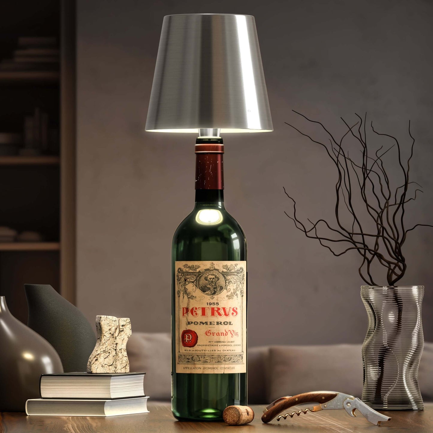 Wireless Bottle Lamp – Elegant and Unique Lighting