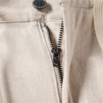 Oscar Relaxed Fit Trousers | Pleated Drawstring Waist Trousers