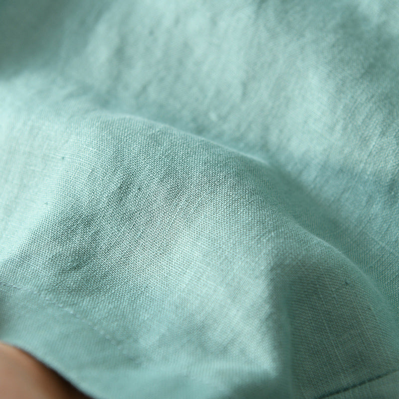 Drawstring Shorts with Relaxed Fit and Rolled Cuffs