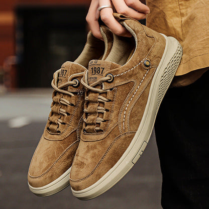 1987 Italian Suede Sneakers | Retro Casual Comfort