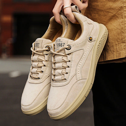 1987 Italian Suede Sneakers | Retro Casual Comfort