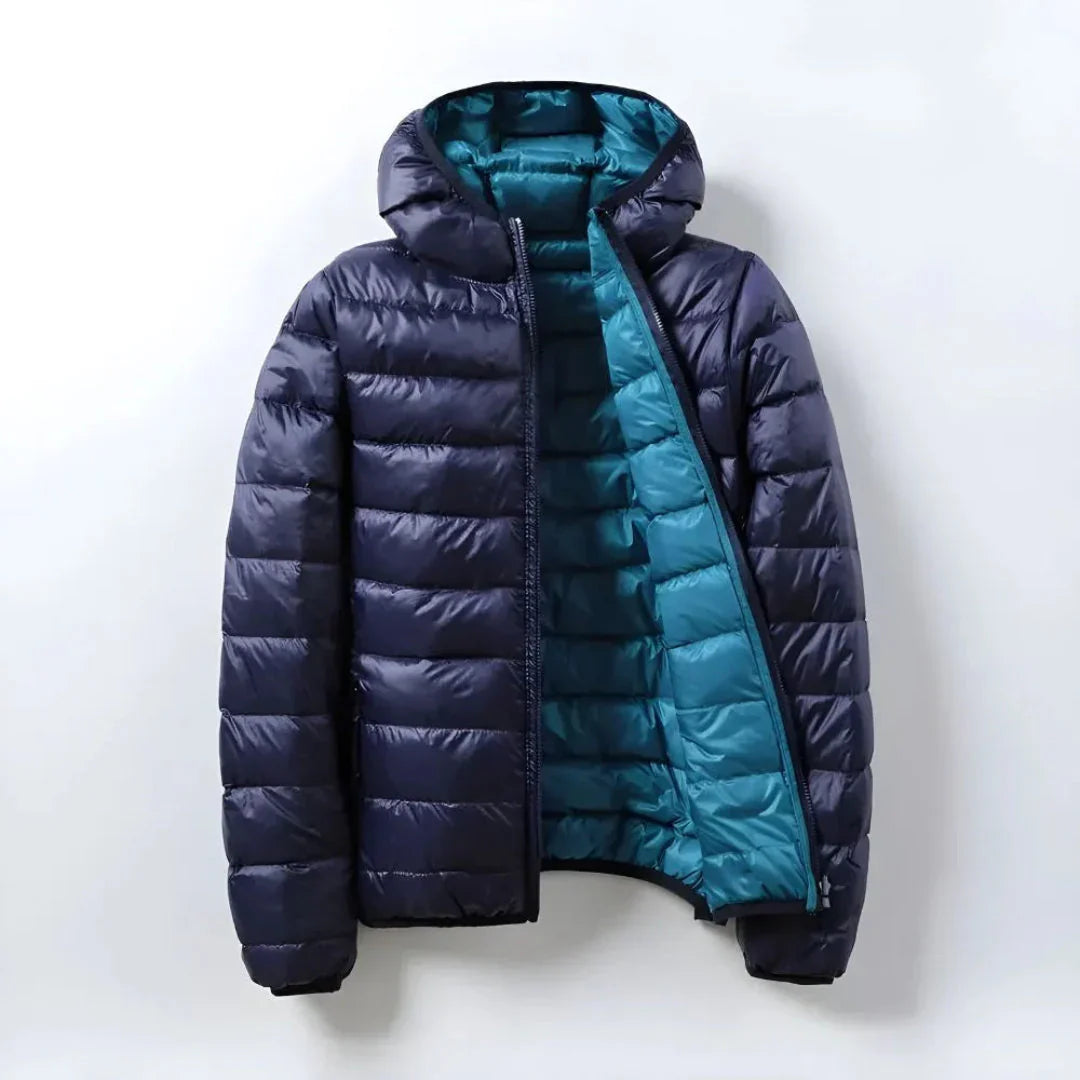 Isla Hooded Quilted Puffer Jacket | Casual Zip-Up Puffer Jacket