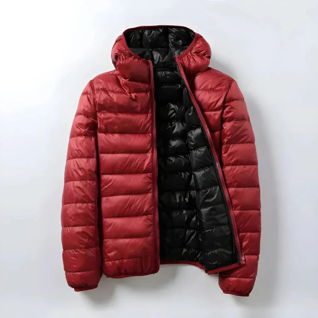 Isla Hooded Quilted Puffer Jacket | Casual Zip-Up Puffer Jacket