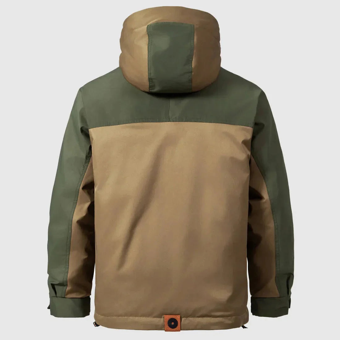Theodore Color-Block Relaxed Fit Anorak Jacket | Hooded Padded Jacket