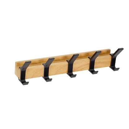 Nordic Wall Hook Rack With Adjustable Metal Hooks