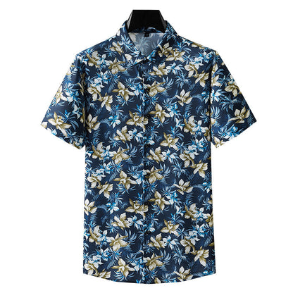Hibiscus Button Up Shirt