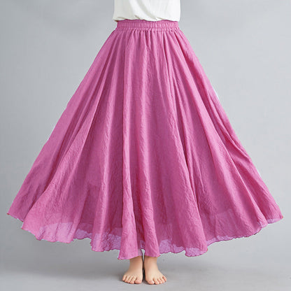 Maci Rhode - Cotton Linen Maxi Skirt