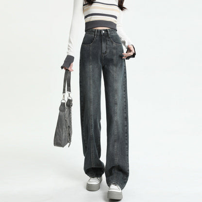 High Waist Wide Leg Jeans Street Style