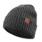 Caleb Ribbed Cuffed Beanie | Lined Winter Knit Hat