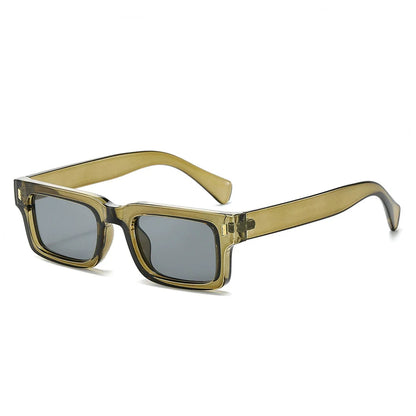 Zuniga Block-Frame Sunglasses – Retro Square Shape – Bold Thick Frames