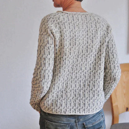 Dana Casual Knit Sweater | Boat Neck Pullover