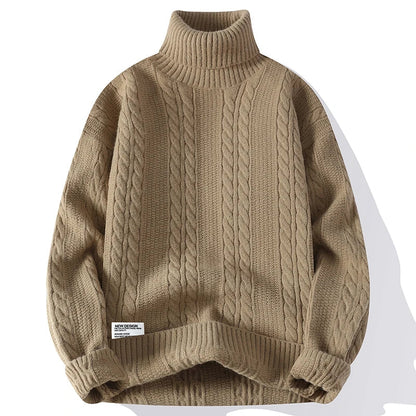 Cable-Knit Turtleneck