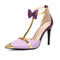 Gisele Bow-Strap Stilettos