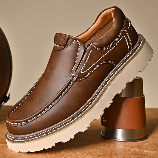 Monza Leather Loafers | Orthopedic Cushioned Insole