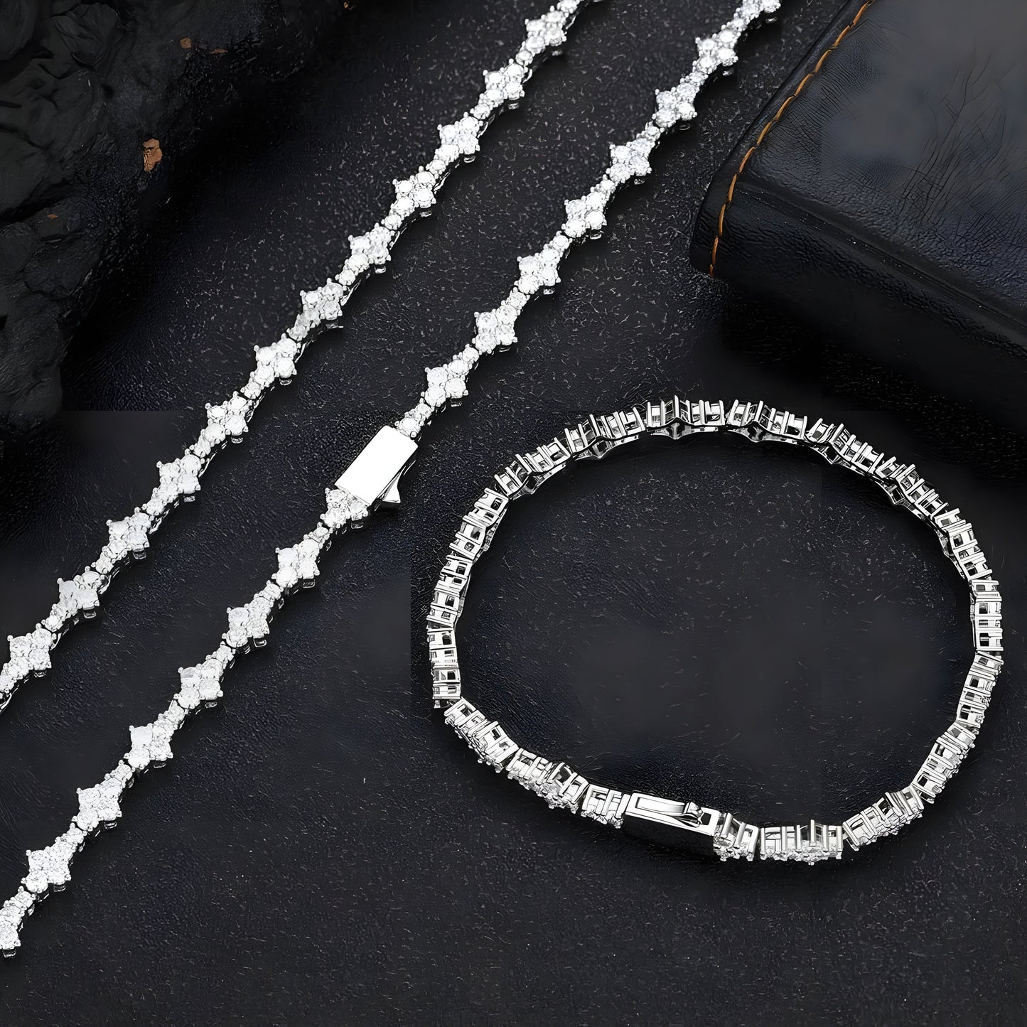 Diamond Petal Bracelet