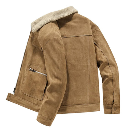 Basin Suede Trucker Jacket