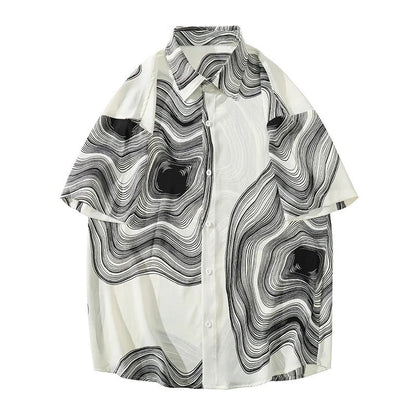 Monochrome Ripple Shirt