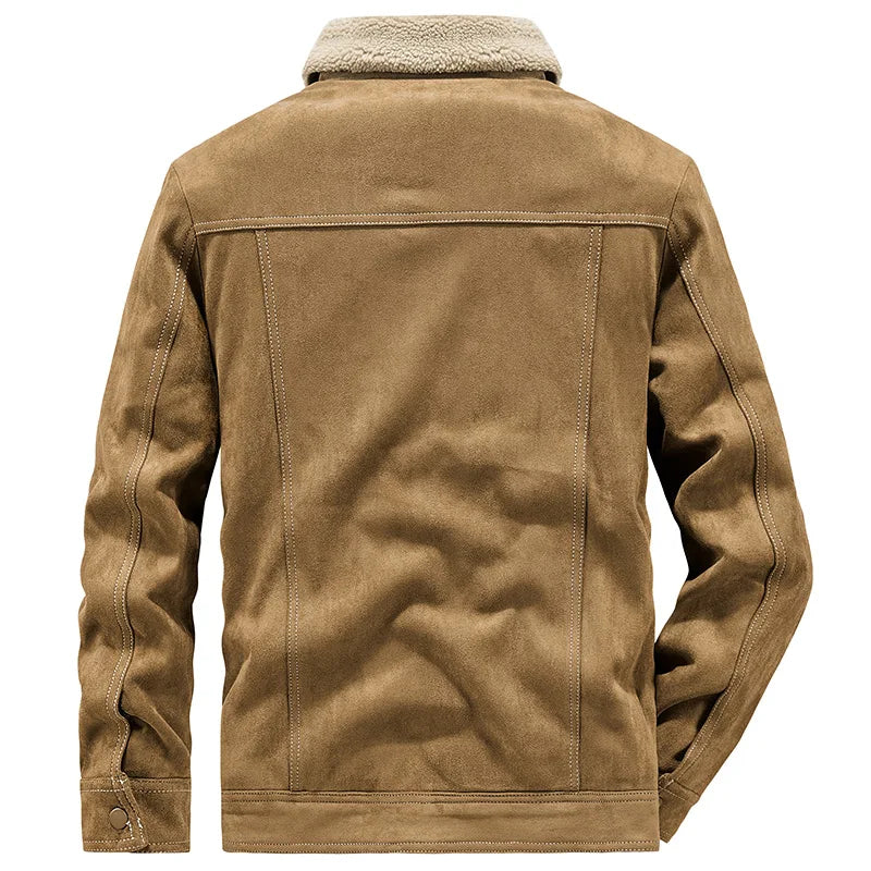 Basin Suede Trucker Jacket