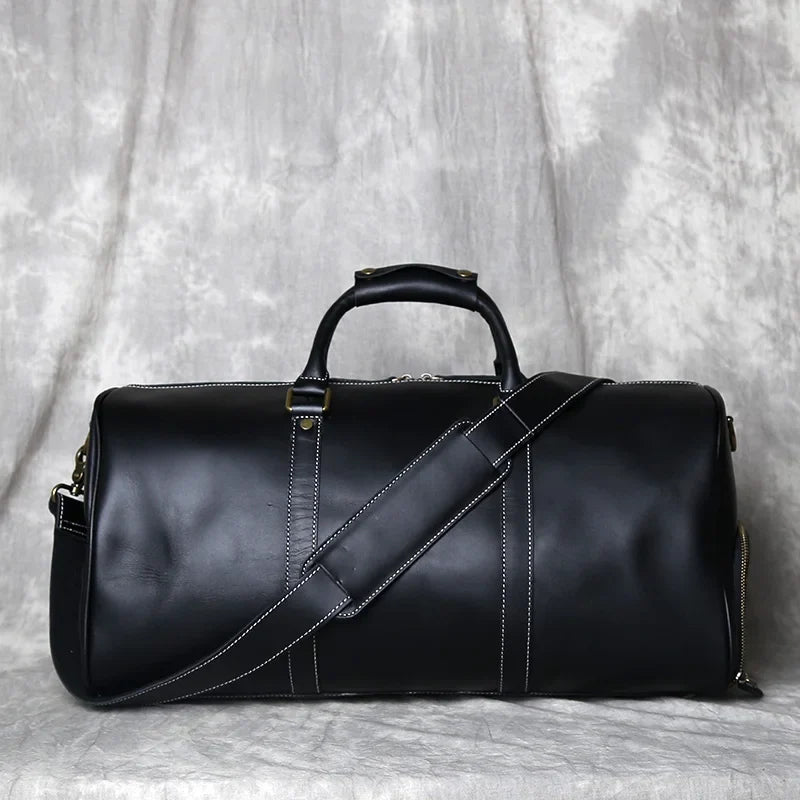 Denali Leather Bag | Classic Duffel Design