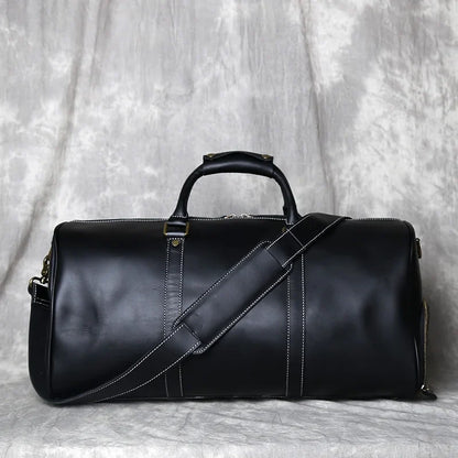 Denali Leather Bag | Classic Duffel Design