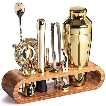 Stirré Elite Cocktail Set – Luxury Metallic Bar Kit Essentials