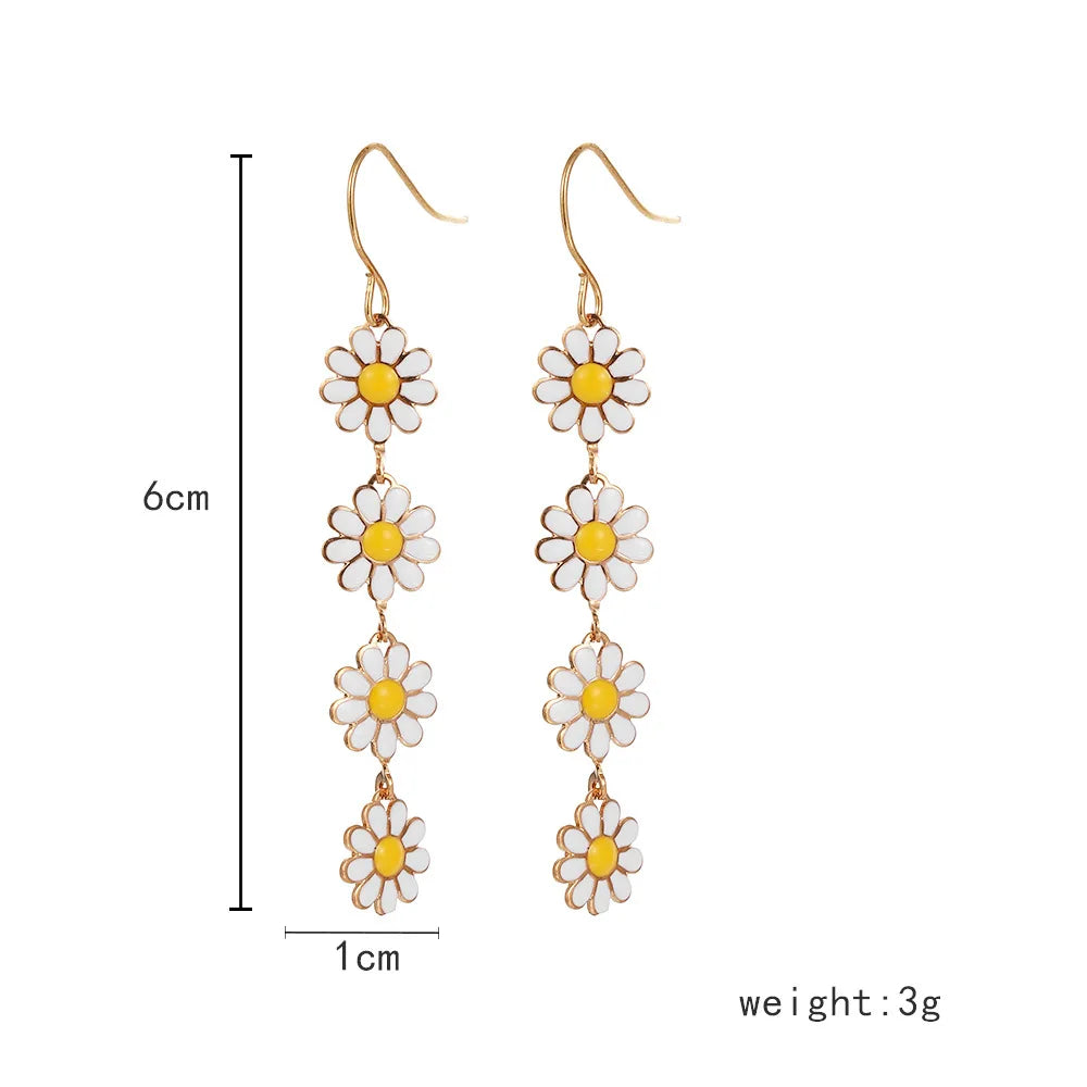 Daisy Charm Earrings