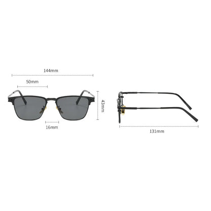 Montes Half-Frame Sunglasses