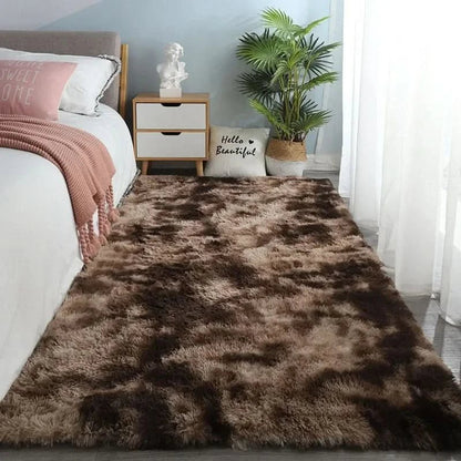 Plush Faux Fur Area Rug for Cozy Modern Interiors