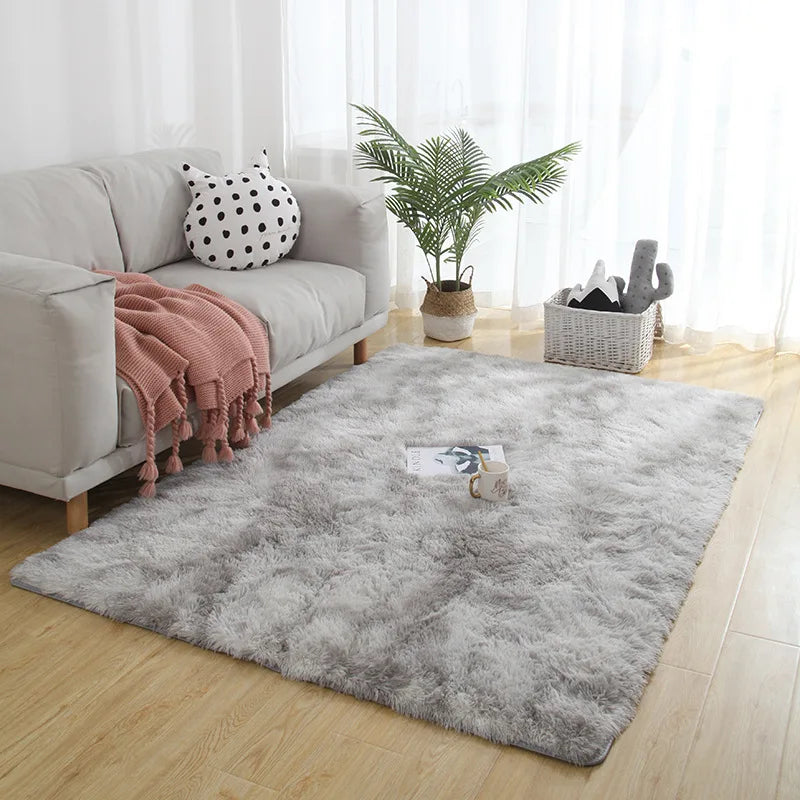 Plush Faux Fur Area Rug for Cozy Modern Interiors