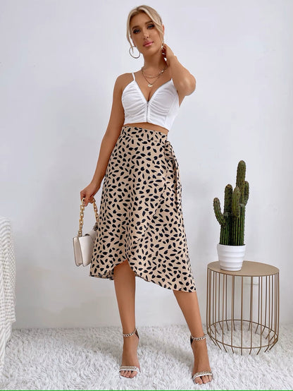 Gina Midi Wrap Skirt
