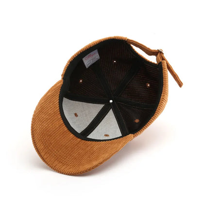 Theodore Adjustable Fit Baseball Cap | Solid Curved Brim Baseball Cap