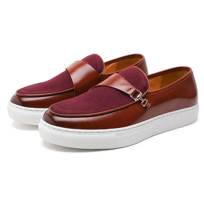 Arthur Loafer Sneaker | Horsebit Detail Two-Tone Loafer Sneaker