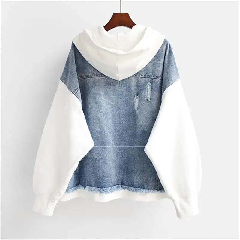 Mila Denim Hoodie