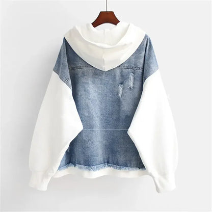 Mila Denim Hoodie