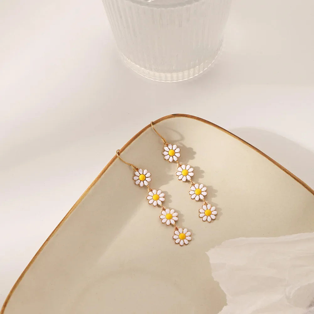 Daisy Charm Earrings