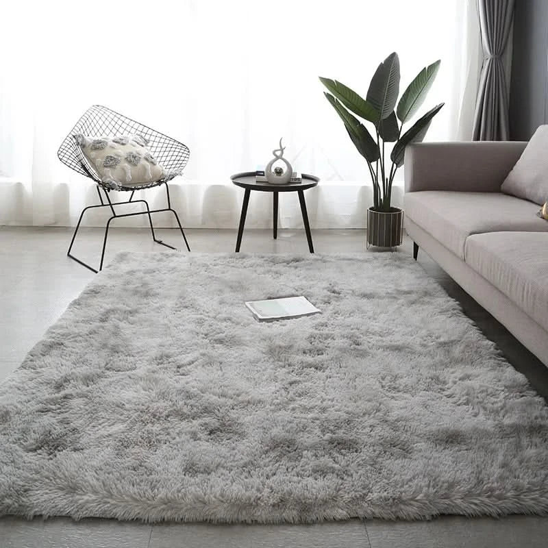Plush Faux Fur Area Rug for Cozy Modern Interiors