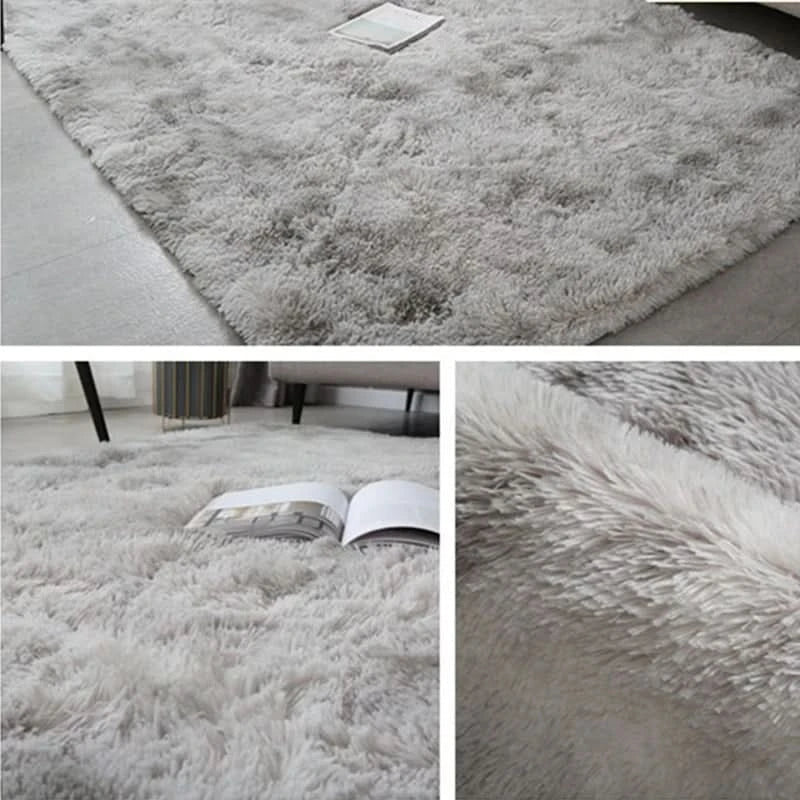 Plush Faux Fur Area Rug for Cozy Modern Interiors