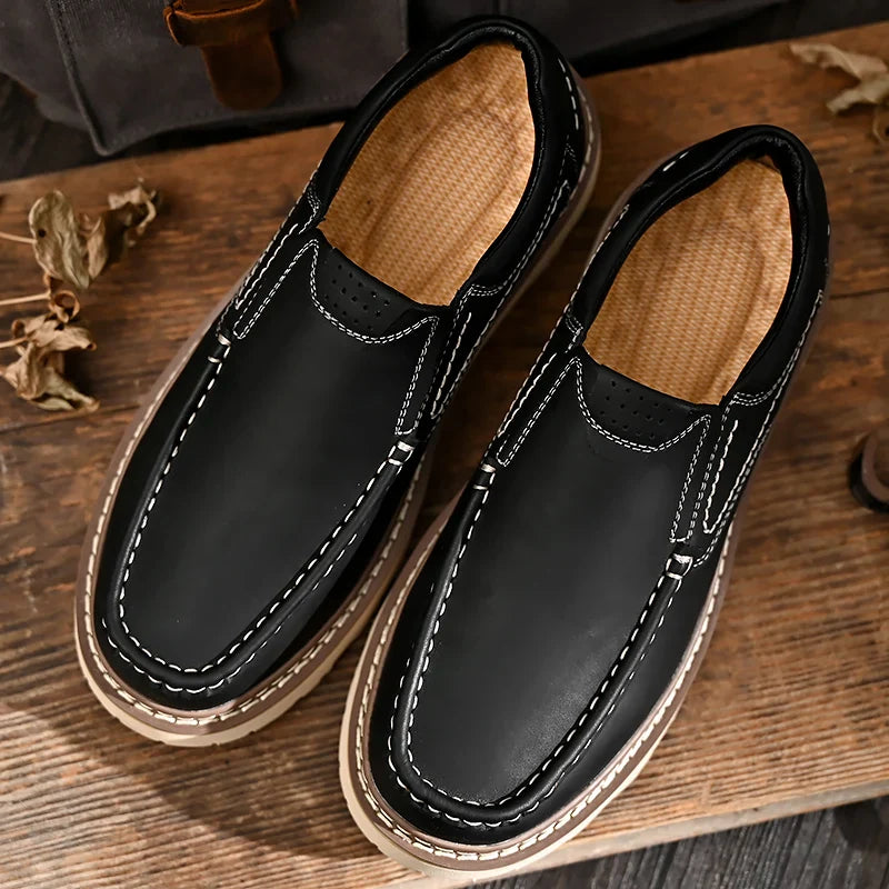 Monza Leather Loafers | Orthopedic Cushioned Insole