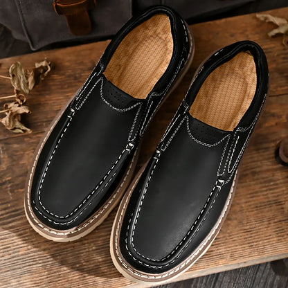 Monza Leather Loafers | Orthopedic Cushioned Insole