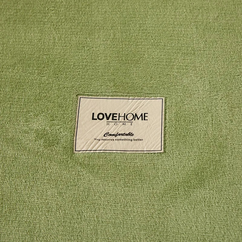 Velvet Fitted Sheet With Elastic Corners