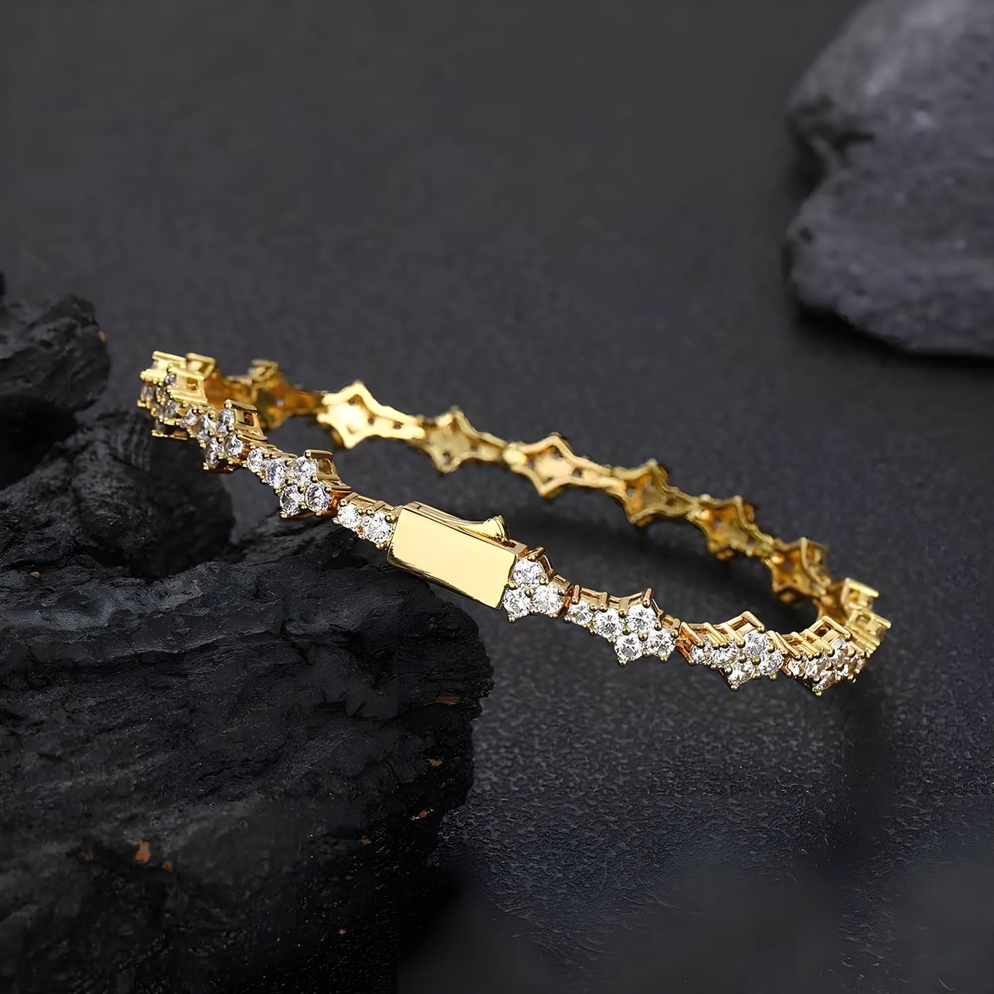 Diamond Petal Bracelet