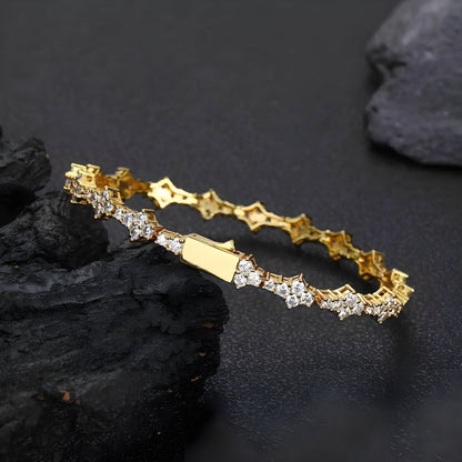 Diamond Petal Bracelet